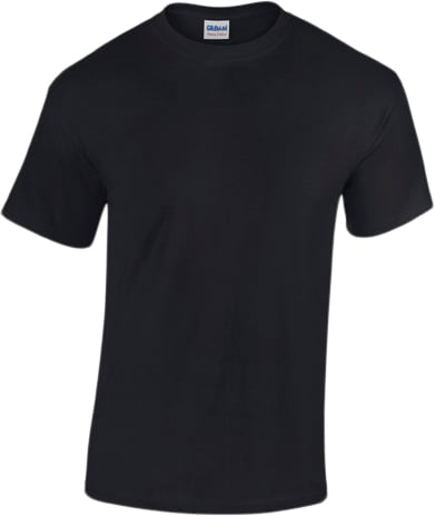 Gildan Gildan Heavy Cotton Adult Tshirt Kvinde Black Kortærmede T-shirts Str M - hos Magasin