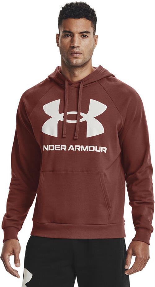 Under Armour Rival Fleece Big Logo Haettetroje M - Hættetrøjer Bomuld hos Magasin