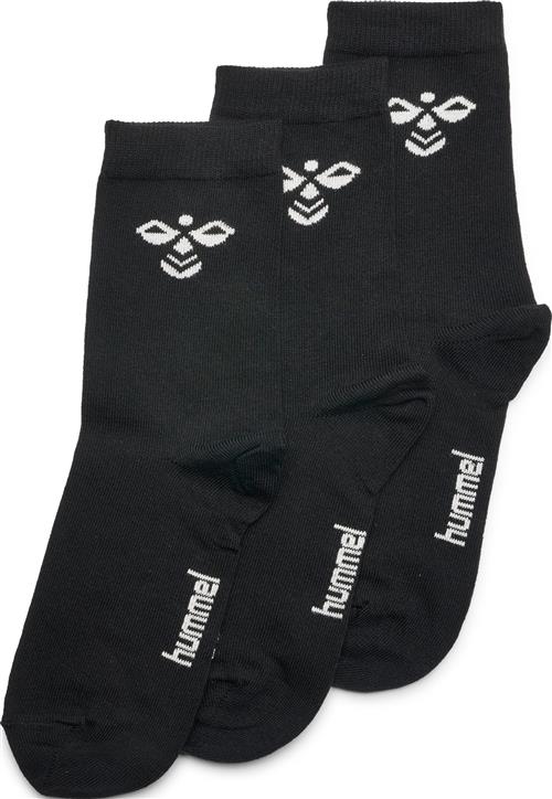 Hummel Sutton 3pack Sock Str 37-40 - Sort Strømper hos Magasin