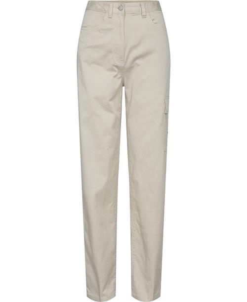 Se Calvin Klein High Rise Straight fit Trousers Kvinde Acf Bukser Med Smalle Ben Regular Fit Str L - Bomuld hos Magasin ved Magasin