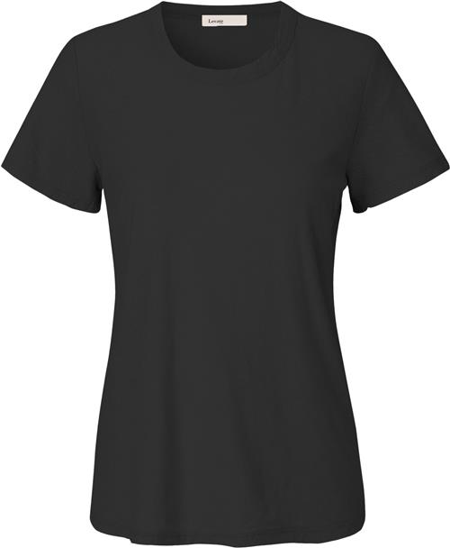 Levete room ANY 1 Kvinde Black Kortærmede T-shirts Str L - Bomuld hos Magasin