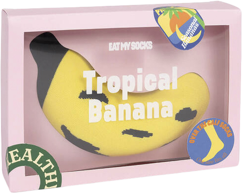 Se Eat My Socks Strømper Tropical Banana Ankelstrømper - Bomuld hos Magasin ved Magasin