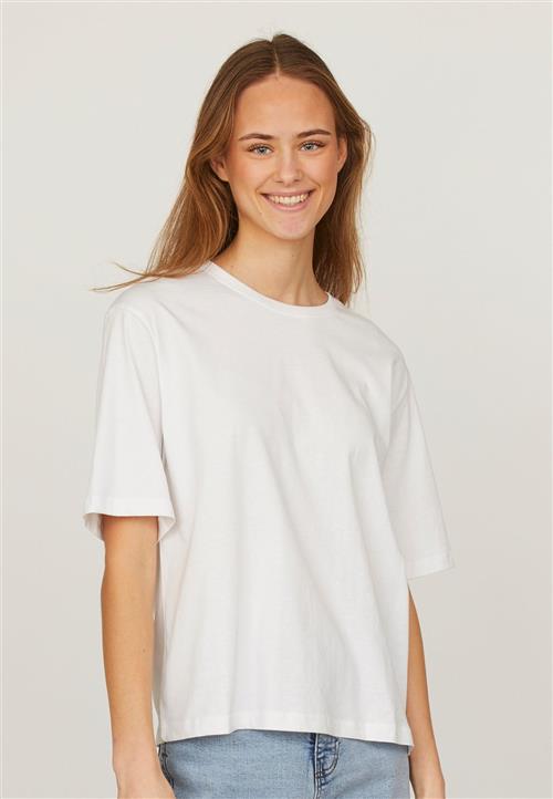 SisterS Point Hedaloose.SS Kvinde White Kortærmede T-shirts Str S - hos Magasin