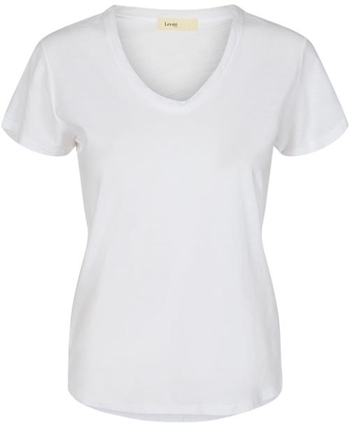 Levete room Lrany 2 Kvinde White Kortærmede T-shirts Str XS - Bomuld hos Magasin