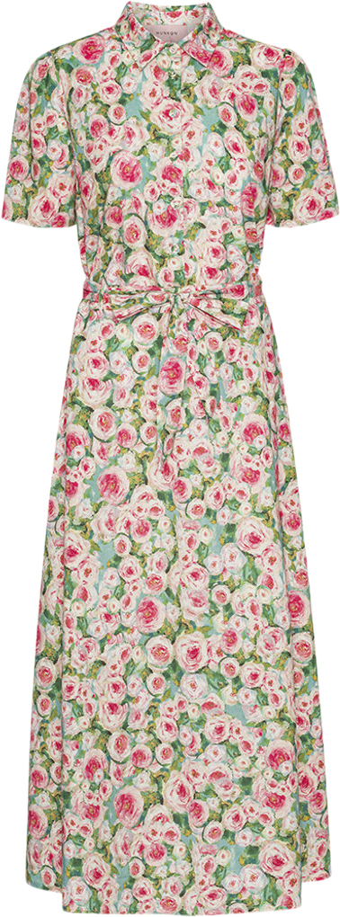 HUNKØN Laura Dress Kvinde Floral Maxi Kjoler Str XS - hos Magasin