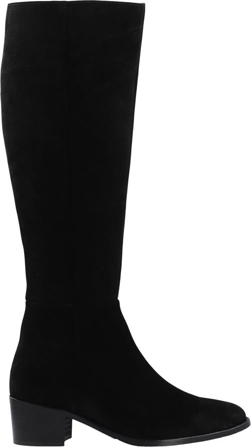 Se Bianco Biacarol Knee High Boot Suede Kvinde Black Langskaftede Støvler Str 37 - hos Magasin ved Magasin