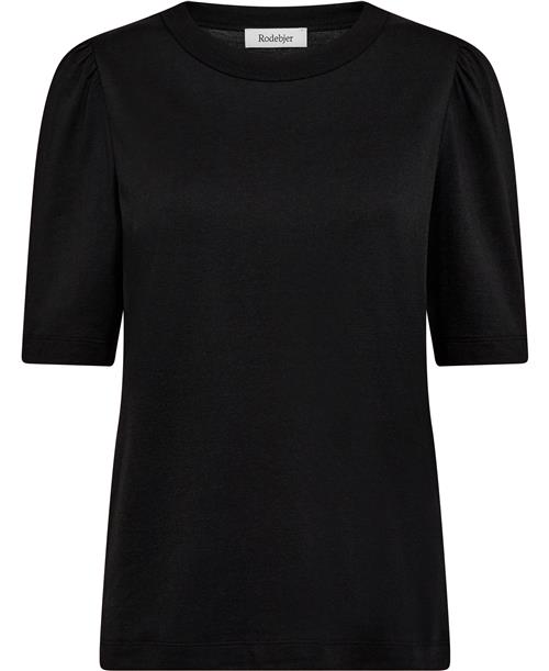 Rodebjer Rodebjer Dory Kvinde Black Kortærmede T-shirts Str XS - hos Magasin