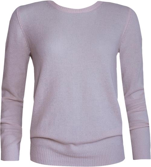 SPARKZ Copenhagen Pure Cashmere Oneck Pullover Kvinde Pale Blush Sweaters Str L Cashmere - hos Magasin