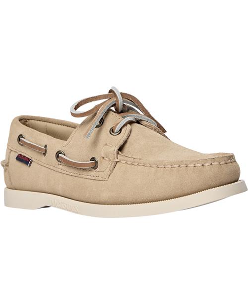 Sebago Portland Flesh Out W Kvinde 906 - Beige Camel Snøresko Str 10 (41) - hos Magasin