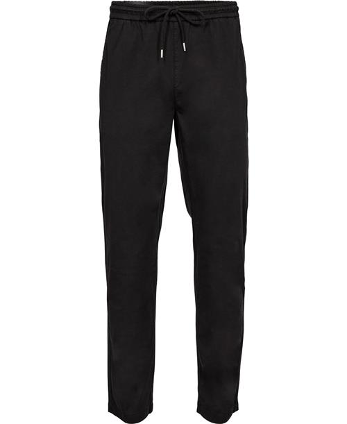 Colorful Standard Organic Twill Pants Mand Deep Black Casual Bukser Str M - hos Magasin