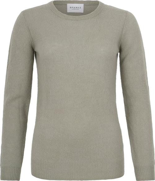 SPARKZ Copenhagen Pure Cashmere Oneck Pullover Kvinde Dry Cactus Sweaters Str S Cashmere - hos Magasin