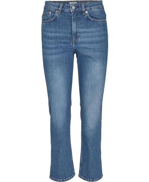 Filippa K Stella Mid Blue Wash Kvinde Mid Blue Straight Jeans Str 33 - Bomuld hos Magasin