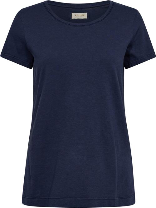 Se Mos Mosh Arden Organic OSS Tee Kvinde Navy Kortærmede T-shirts Str XS - Bomuld hos Magasin ved Magasin