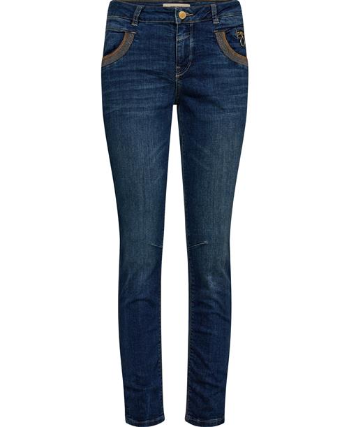 Se Mos Mosh Naomi Shade Blue Jeans Kvinde Blue Skinny Jeans Str 28/Regular - Cashmere hos Magasin ved Magasin