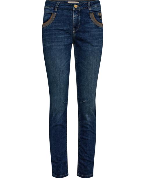 Mos Mosh Naomi Shade Blue Jeans Kvinde Blue Skinny Jeans Str 27/Regular - Cashmere hos Magasin