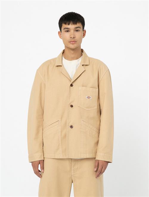 Dickies Holton Jacket Irish Cream Mand Irish Cream Overgangsjakker Str L - hos Magasin