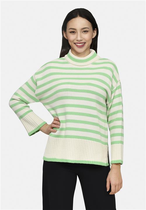 Se SisterS Point Mibaloose Kvinde Cream/sea Green Sweaters Str XS - hos Magasin ved Magasin