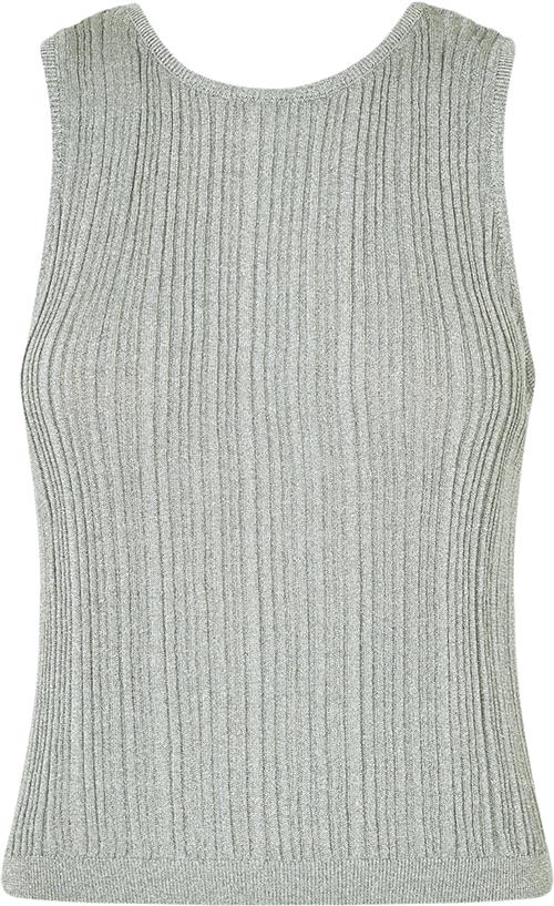 Se Modström Kristenmd top Kvinde Silver Grey Tanktoppe Str XS - hos Magasin ved Magasin