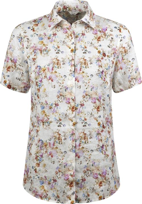 Stenströms Sofie Shirt Short Sleeve Kvinde Pink Kortærmede Skjorter Str 46 - hos Magasin