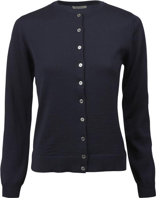 Stenströms Sigrid Knit Cardigan Kvinde Navy Cardigans Str XL - hos Magasin