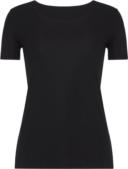 Wolford Aurora Pure Shirt Kvinde Sort Kortærmede T-shirts Str XS - hos Magasin