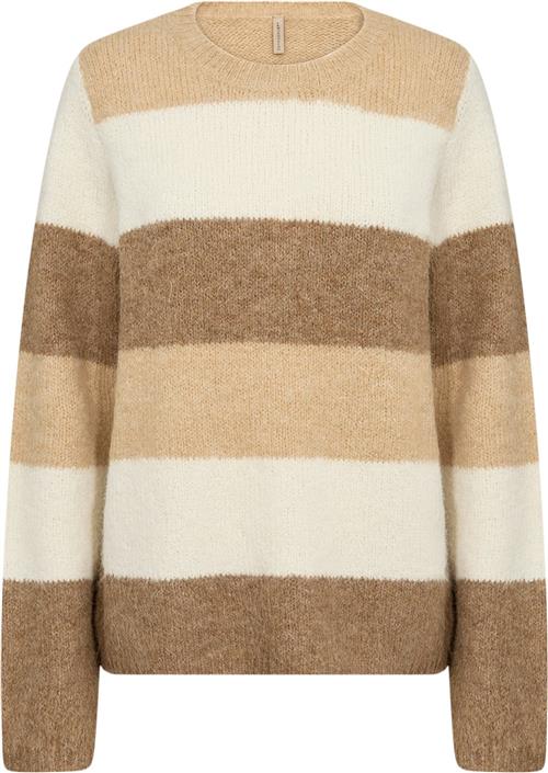 soyaconcept Scilene 1 Kvinde 98404c Desert Brown Melange C Sweaters Str XL - Uld hos Magasin