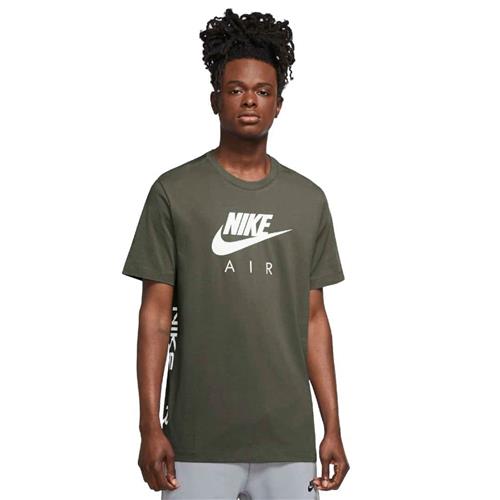 Se Nike air Tshirt Mand Beige Kortærmede T-shirts Str S - Bomuld hos Magasin ved Magasin