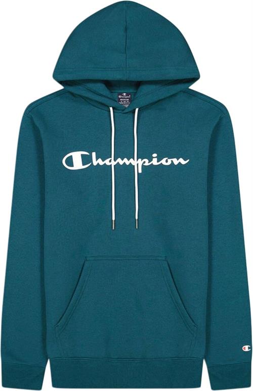 Se Champion Script Logo Fleece Hættetrøje M - Hættetrøjer hos Magasin ved Magasin