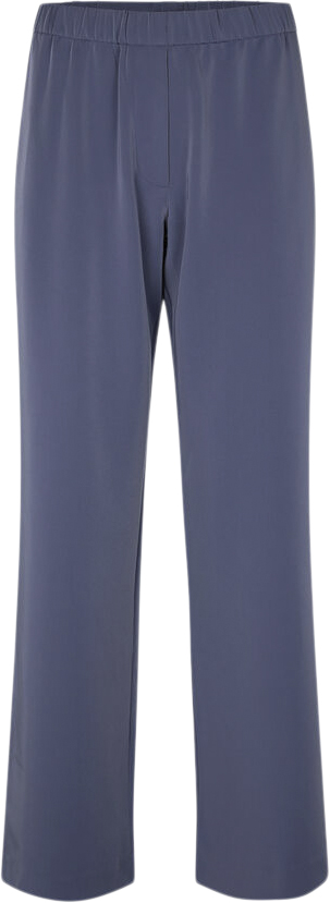 Samsøe Samsøe Hoys Straight Pants 7331 Kvinde Nightshadow Blue Bukser Med Lige Ben Str XL - hos Magasin