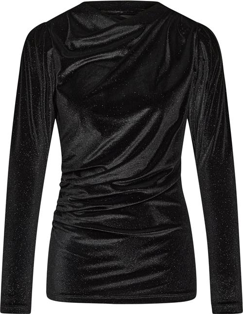 Se Bruuns Bazaar Butterflybbmaggias Blouse Kvinde Black Langærmede Bluser Str S - Polyester hos Magasin ved Magasin