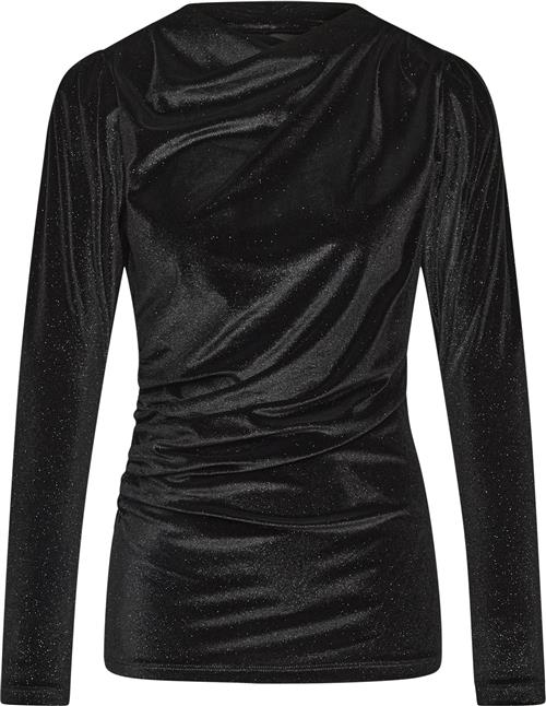 Se Bruuns Bazaar Butterflybbmaggias Blouse Kvinde Black Langærmede Bluser Str M - Polyester hos Magasin ved Magasin