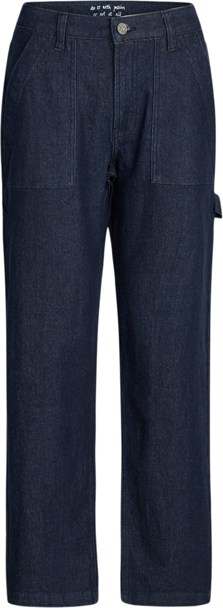 Se SisterS Point Oliseje1 Kvinde Unwashed Blue Cargo Bukser Str M - Denim hos Magasin ved Magasin