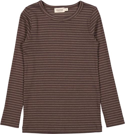 MarMar Copenhagen Tani Str 6Y/116 - Nori Green Stripe Langærmede T-shirts hos Magasin