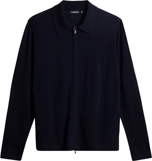 Se J. Lindeberg Kaleb Merino Zip Cardigan Mand 6855 Cardigans Str XL Merino - hos Magasin ved Magasin