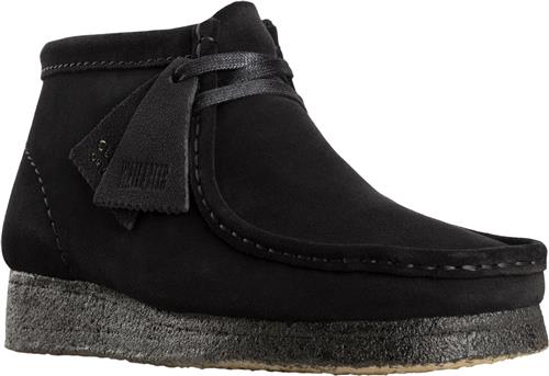 Se Clarks Originals Wallabee Boot. Black Sde, D, 4 Kvinde Black Suede Ankelstøvler Str 40 - hos Magasin ved Magasin