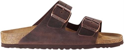 Birkenstock Arizona Leoi Habana Mand Mørkebrun Sandaler Str 43 - hos Magasin