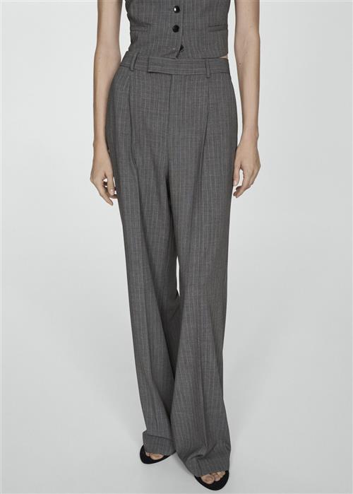 MANGO Pinstripe Suit Trousers Kvinde 92 Bukser Str 46 - hos Magasin