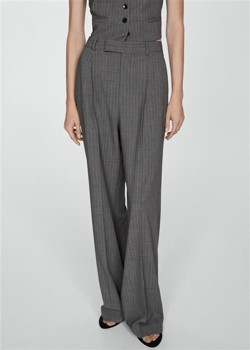 MANGO Pinstripe Suit Trousers Kvinde 92 Bukser Str 44 - hos Magasin