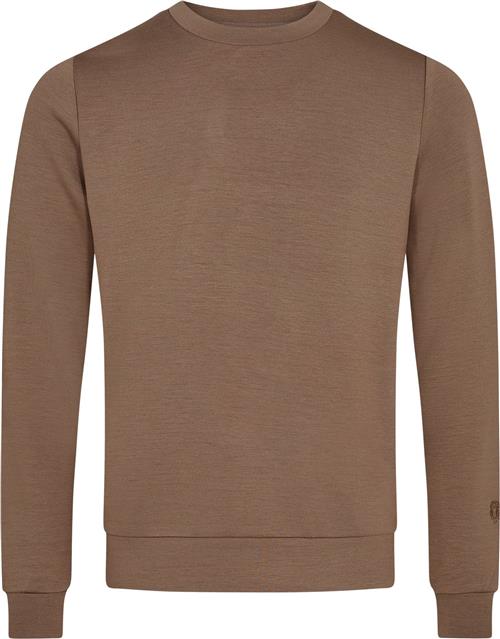 Mos Mosh Gallery Mmgabel Crew Neck Sweat Mand Warm Camel Sweatshirts Str XL - Viskose hos Magasin