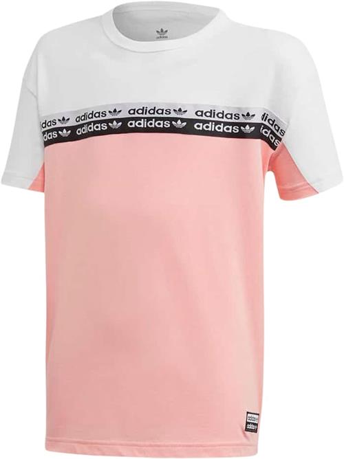 adidas Colorblock Tshirt Kids Str 176 - Pink Kortærmede T-shirts hos Magasin