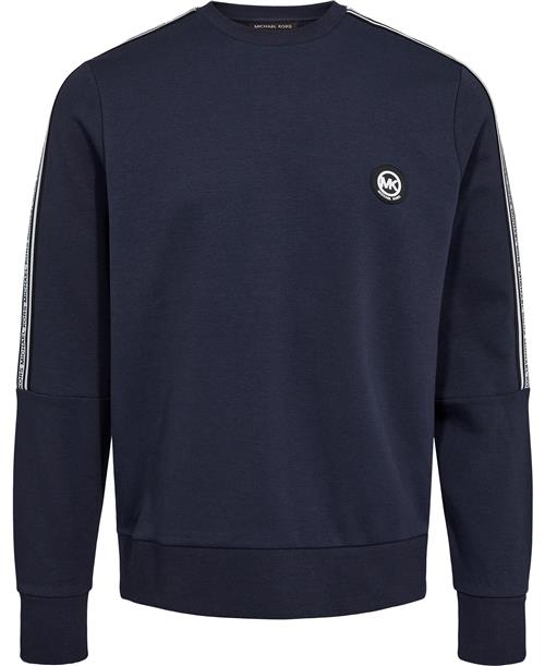 Michael Kors NEW Evergreen LS Crew Mand Midnight Sweatshirts Str S - hos Magasin