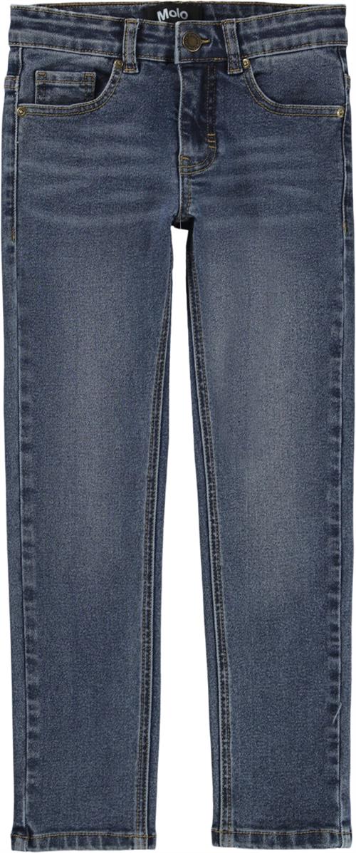 Molo Aksel Str 8 år / 128 cm - Blå Jeans Denim hos Magasin