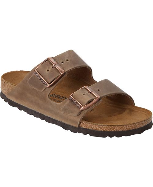 Birkenstock Arizona Sandal Kvinde Lys Brun Flade Sandaler Str 41 - hos Magasin