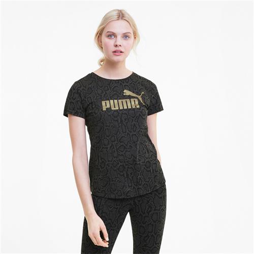 Puma Essentials+ Printed Graphic L - Trænings T-shirts Bomuld hos Magasin