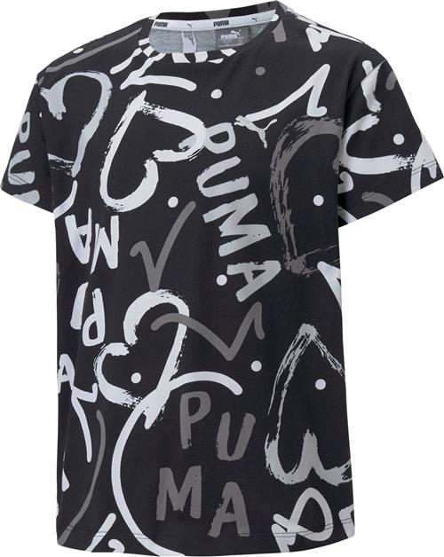 Puma Alpha AOP Tshirt 110 - T-shirts hos Magasin