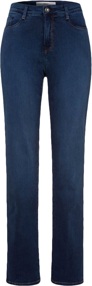 Se BRAX Carola Kvinde Grå Straight Jeans Str 34/34 - Denim hos Magasin ved Magasin