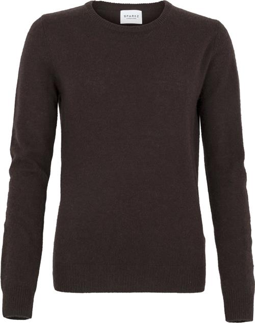 SPARKZ Copenhagen Pure Cashmere Oneck Pullover Kvinde Coffee Sweaters Str S Cashmere - hos Magasin