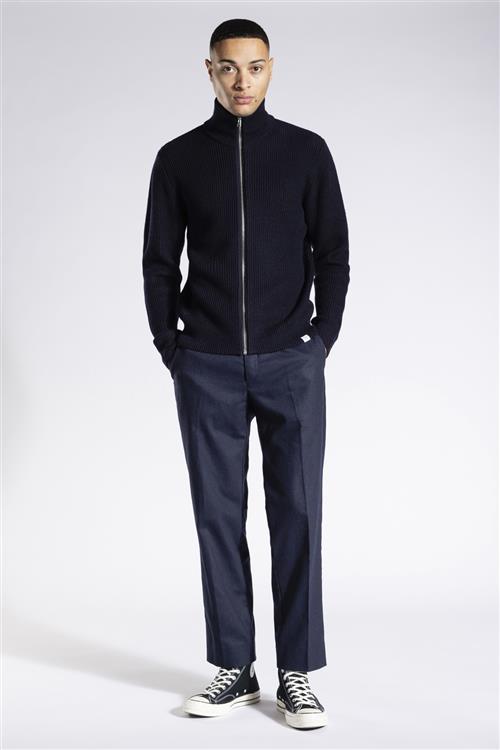 Norse Projects Hagen Cotton Wool Jacket Mand Blå Cardigans Str XL - Bomuld hos Magasin