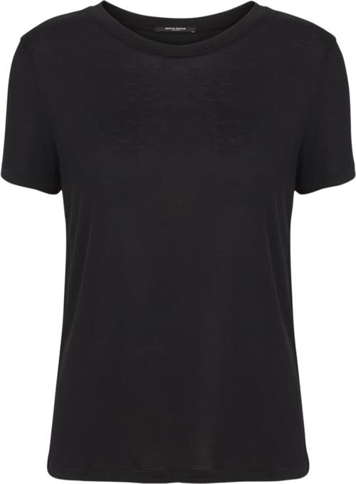 Bruuns Bazaar Katkabb ss Tshirt Kvinde Black Kortærmede T-shirts Str XL - hos Magasin