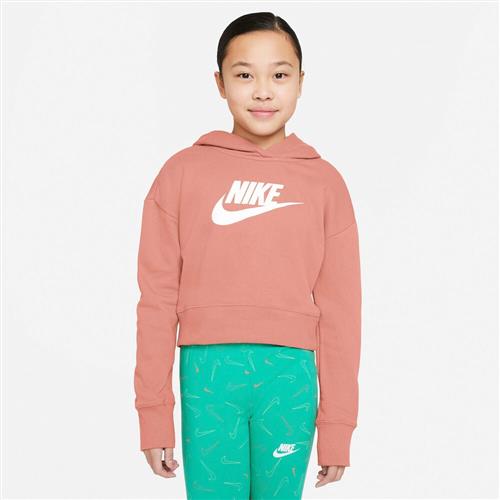 Se Nike Sportswear Club Cropped Haettetroje 137-147 / M - Sweatshirts & Hættetrøjer hos Magasin ved Magasin